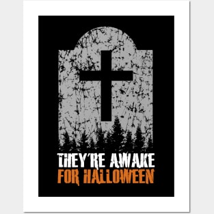 Sarcastic Tombstone Of Halloween Artwork Posters and Art